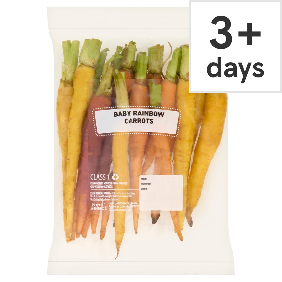 Farm Select Baby Rainbow Carrots 180g
