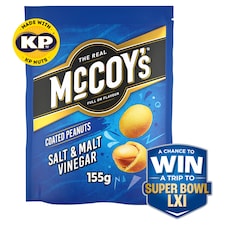 McCoy's Coated Peanuts Salt & Malt Vinegar 155g
