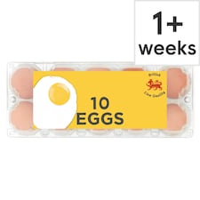 Tesco 10 British Mixed Weight Caged Eggs