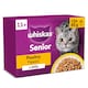 image 1 of Whiskas 11+ Senior Wet Cat Food Poultry Feasts in Jelly 12x85g