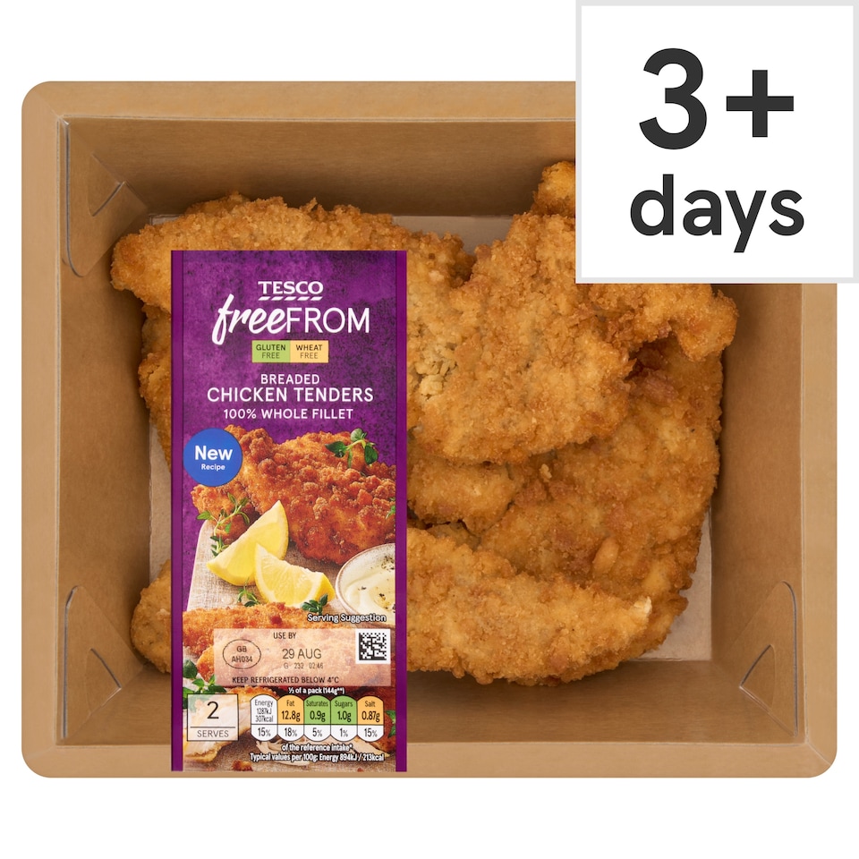 Tesco Free From Whole Fillet Chicken Tenders 305g