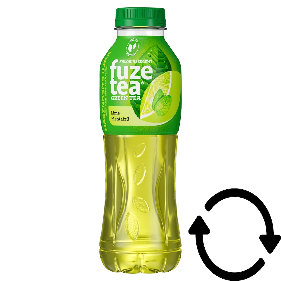 Fuze Tea Non-Carbonated Lime and Mint Flavored Soft Drink with Green Tea Extract 500 ml