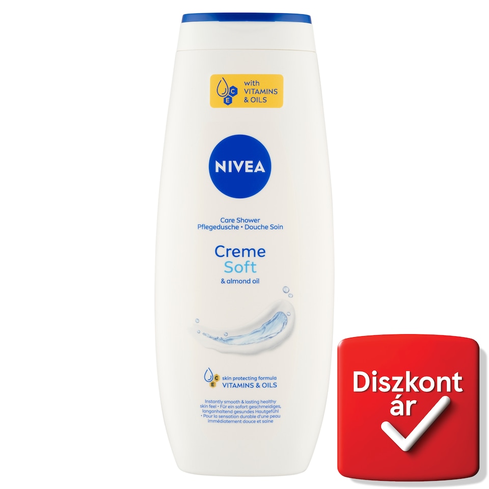 NIVEA Creme Soft krémtusfürdő 500 ml  1. kép