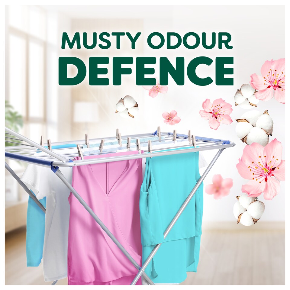 image 1 of Fairy Outdoorable Fabric Conditioner Cherry Blossom & Nordic Cotton 105 Washes 1.47L