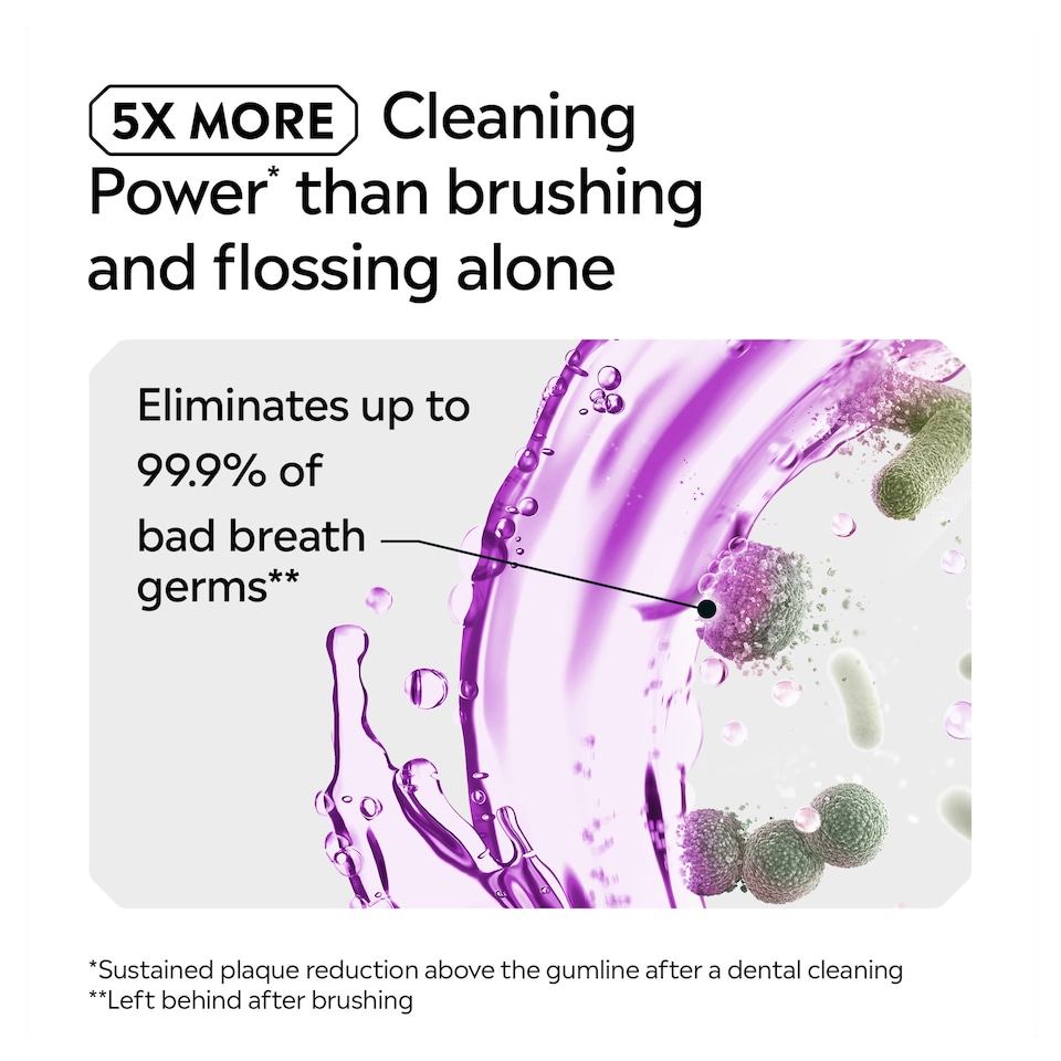image 1 of Listerine Total Care 10-in-1 Benefit Clean Mint Mouthwash 500ml