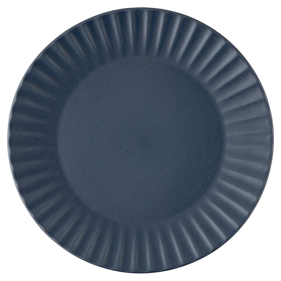 F&F Home Plisse Midnight talíř
