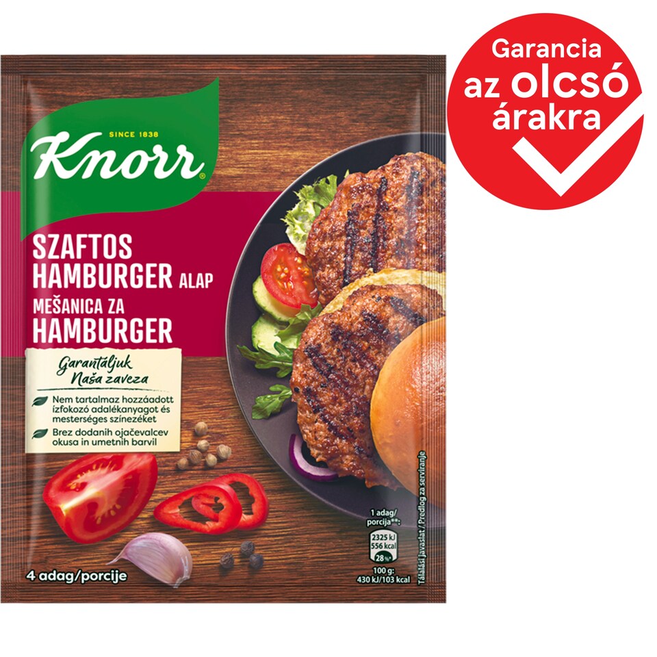 Knorr szaftos hamburger alap 70 g