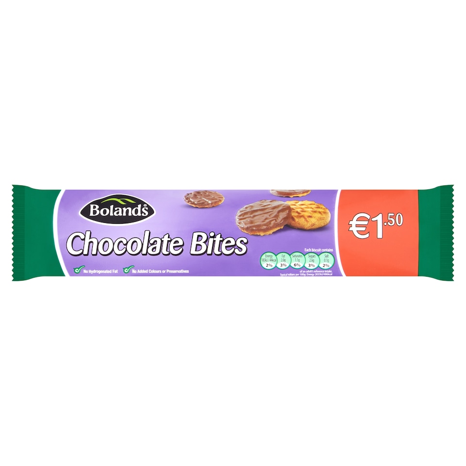 Bolands Chocolate Bites 135G