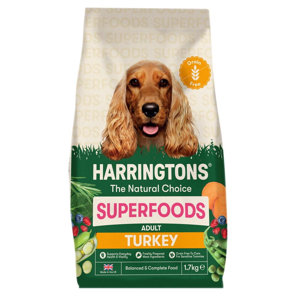 image 1 of Harringtons Superfoods Adult Dog Food - Turkey With Vegetables 1.7kg