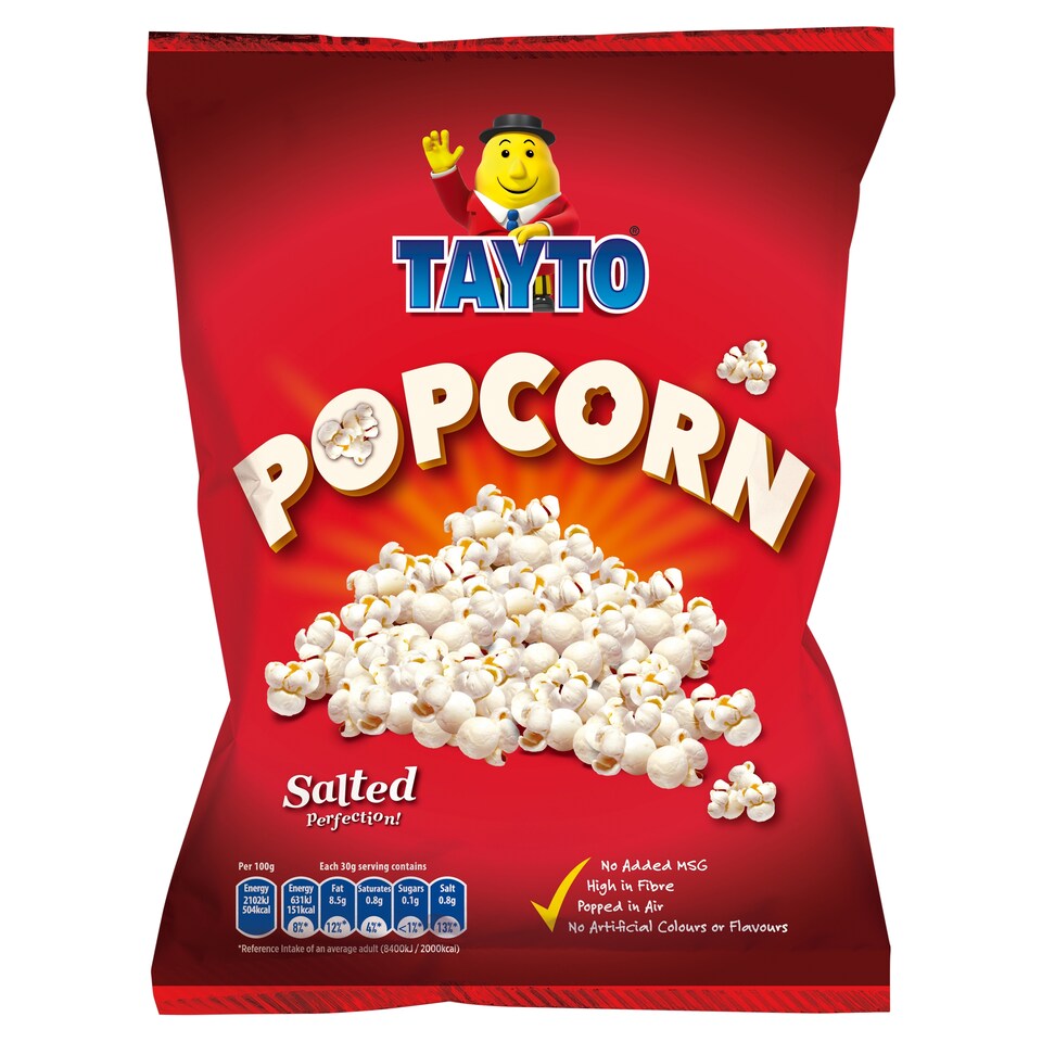 Tayto Pleasure Popcorn 30G