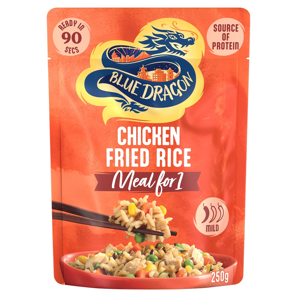 Blue Dragon Chicken Fried Rice Ready Meal 250g