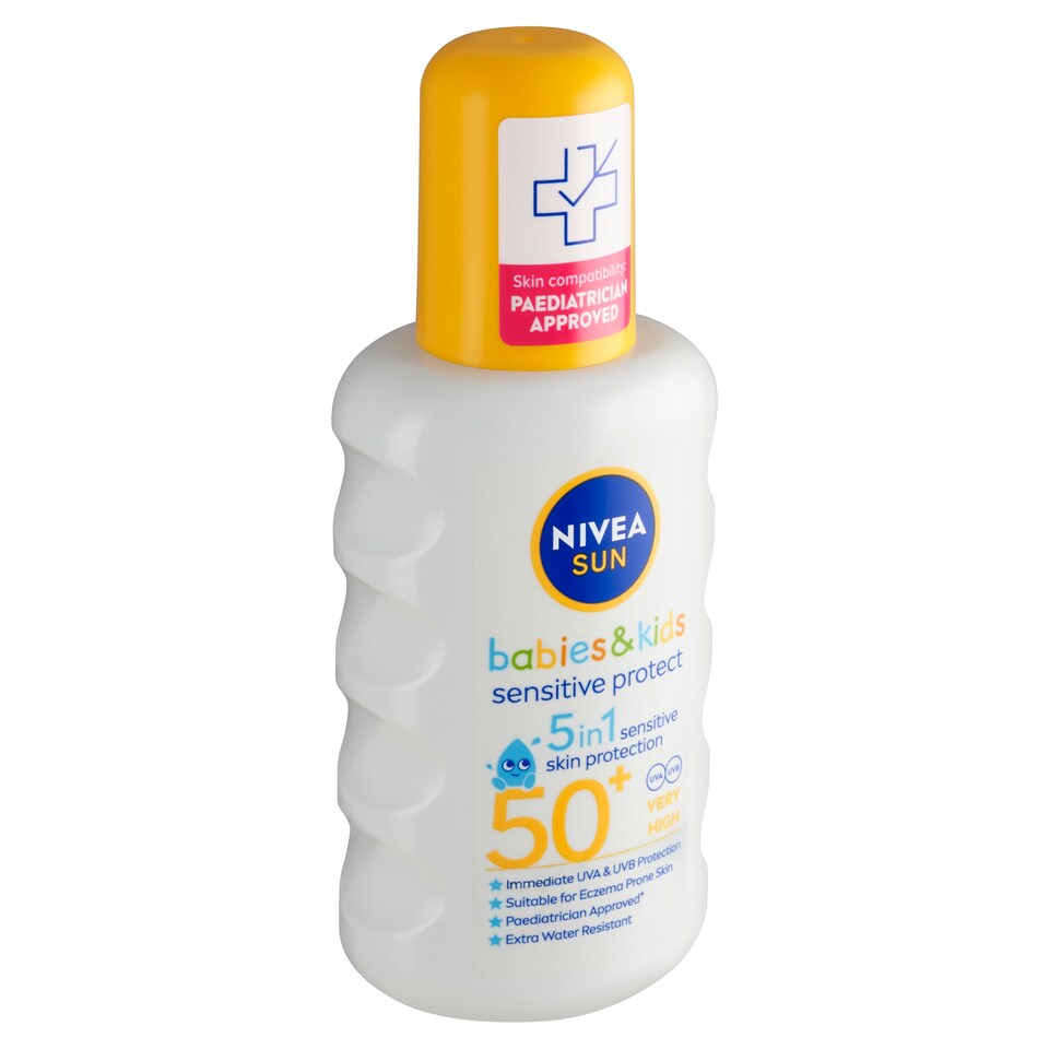 image 1 of Nivea Sun Sensitive Protect Detský sprej na opaľovanie OF 50+ 200 ml