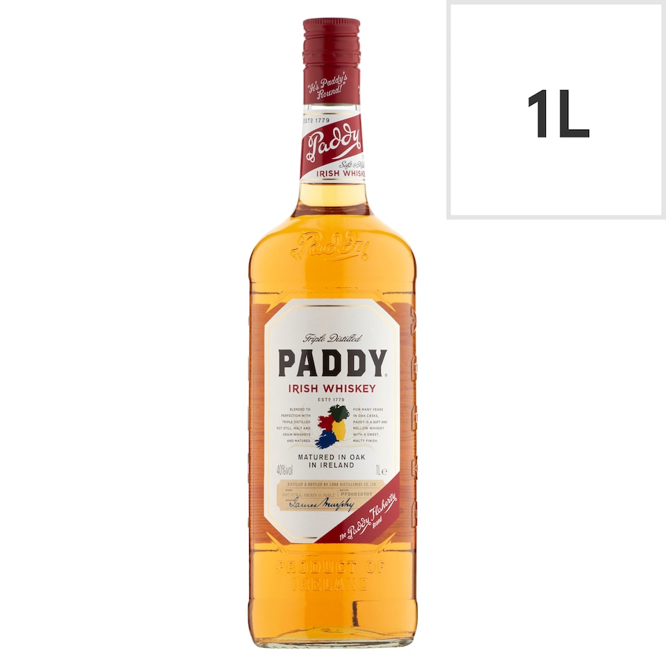 Paddy Irish Whiskey 1L