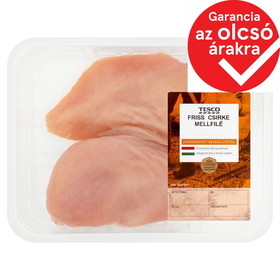 Tesco friss csirke mellfilé 500 g