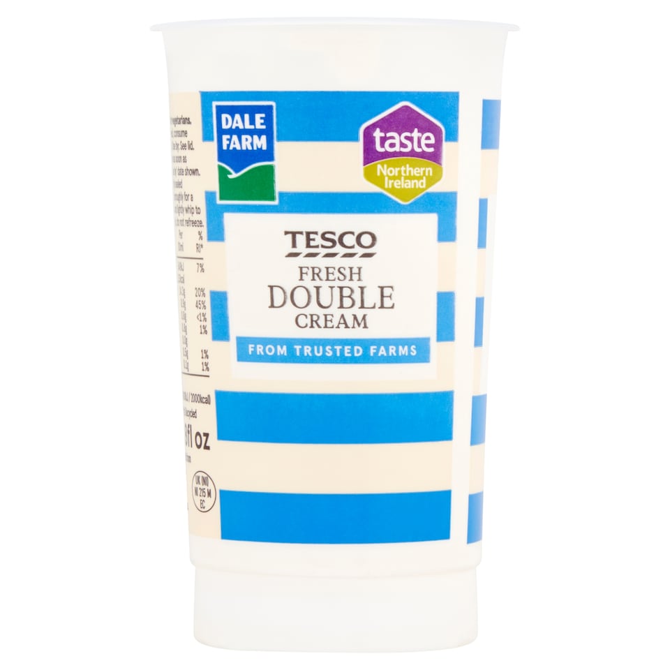Tesco Fresh Double Cream 250Ml