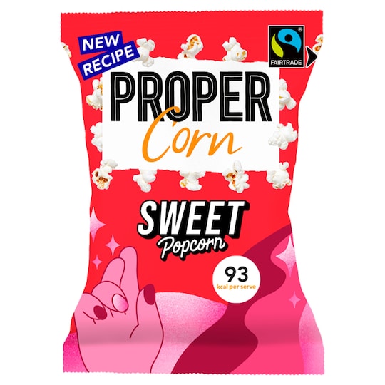 Propercorn Perfectly Sweet Popcorn 90G Tesco Groceries