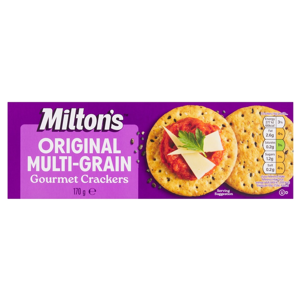 Milton's Multigrain Crackers 170G