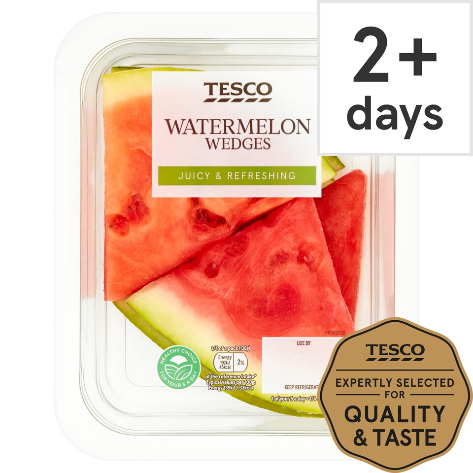 image 1 of Tesco Watermelon Wedges 550G