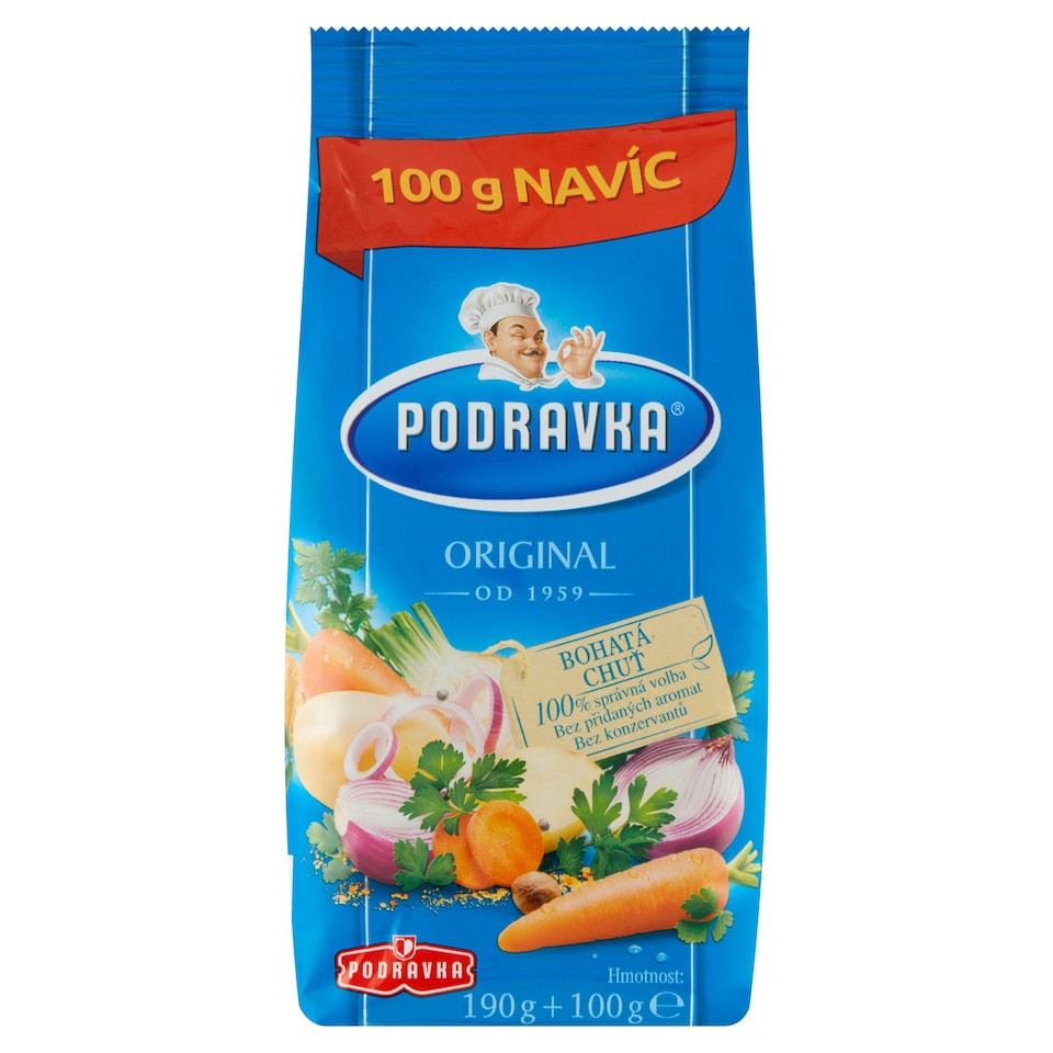 Obrázek 1 pro produkt Podravka Přísada do jídel 190g + 100g