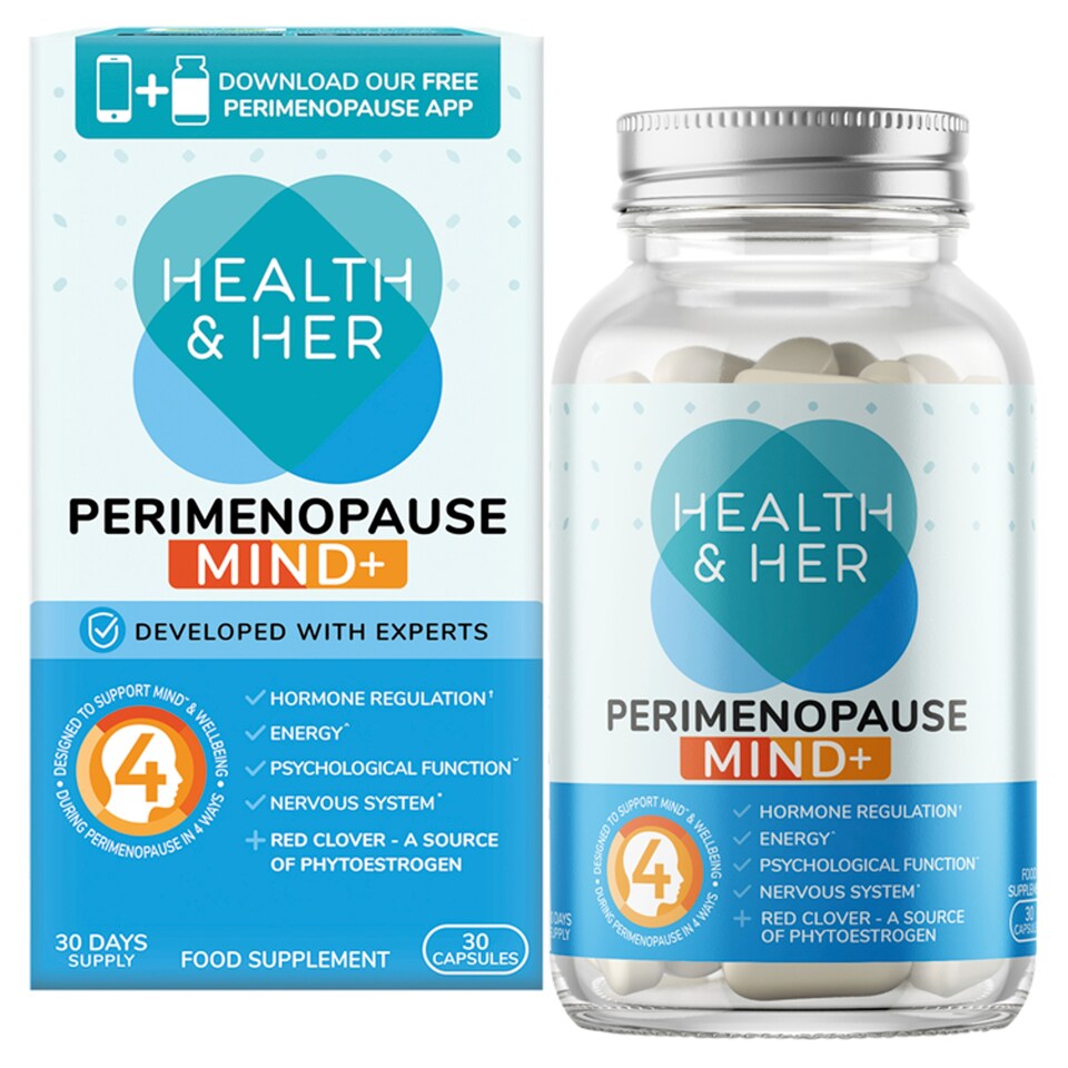 image 1 of Health & Her Perimenopause Mind+ Capsules & Supplement 30s