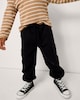 image 2 of F&F Boys Cotton Blend Cargo Joggers in Black