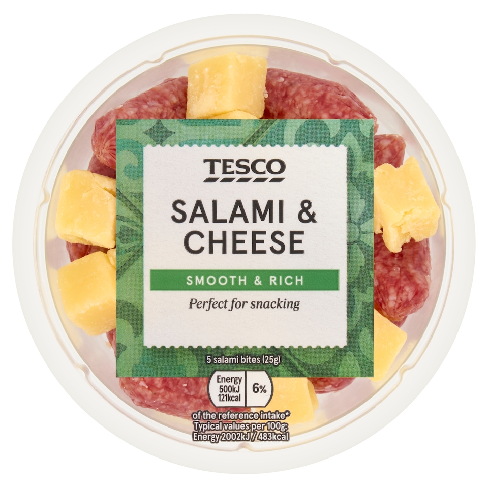 Tesco Salami and Cheese Pot 100g