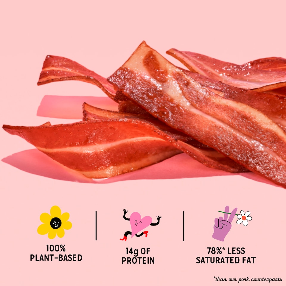 image 1 of La Vie Plant-Based Bacon - Smoked 120g
