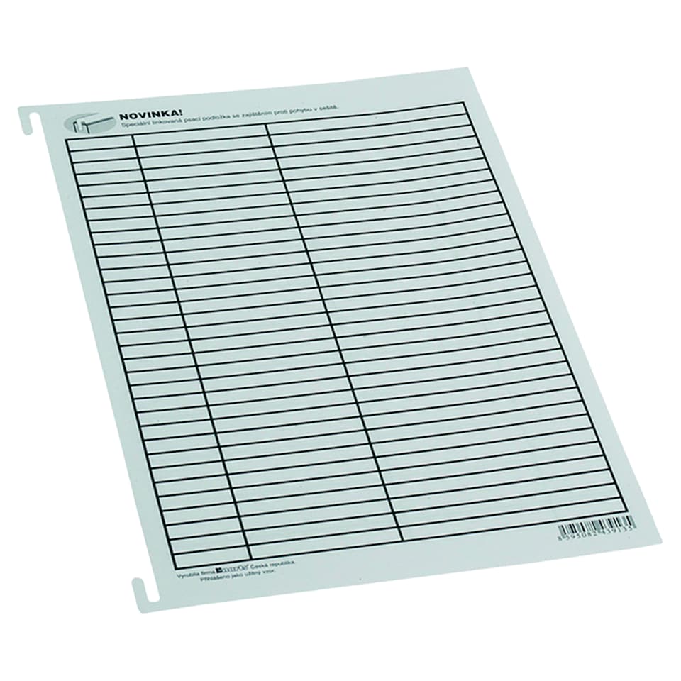 Sheet of Lines A4