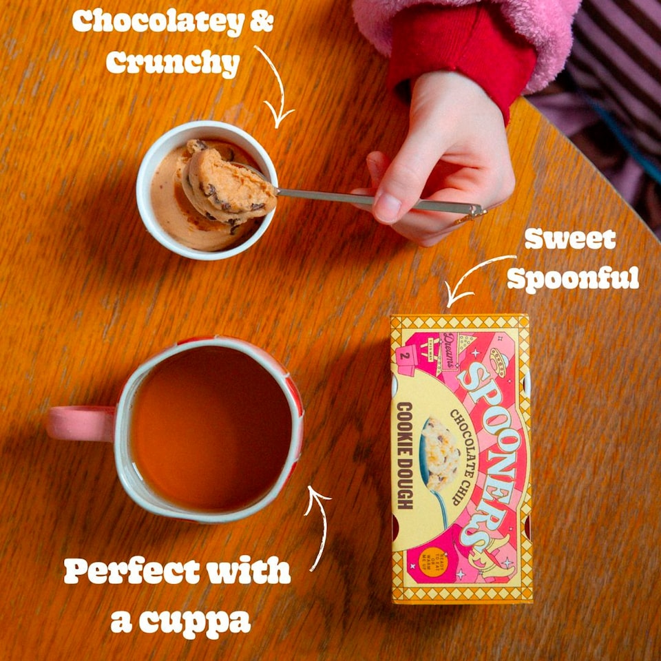 image 1 of Spooners Chocolate Chip Cookie Dough 2x75g