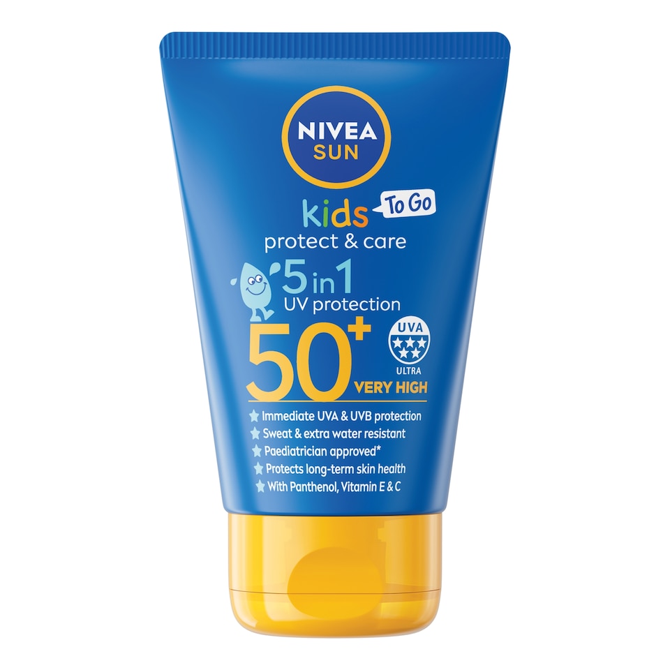 image 1 of NIVEA SUN Kids Protect & Care Sun Cream Lotion SPF50+ 50ml