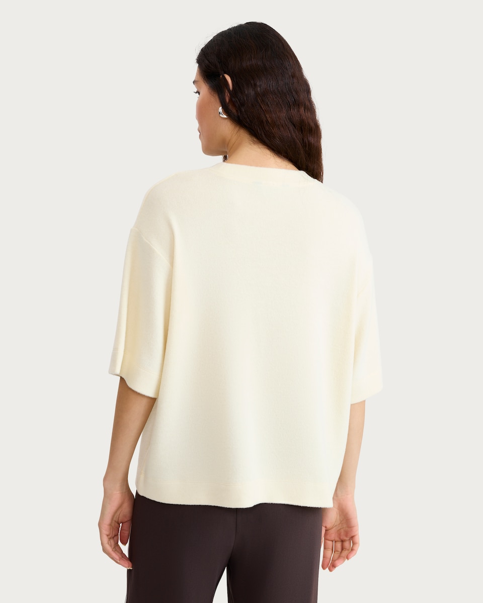 image 1 of F&F Textured Oversized Fit T-Shirt in Yellow