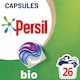 image 1 of Persil Bio 3 in 1 Washing Detergent Capsules 26 Washes 548.6g
