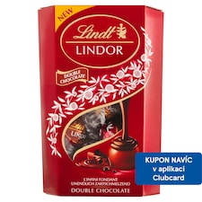 Lindt Lindor Mléčná a hořká čokoláda s jemnou tekutou náplní 200g