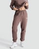 image 1 of F&F Active Cotton Rich Slogan Drawstring Joggers in Brown