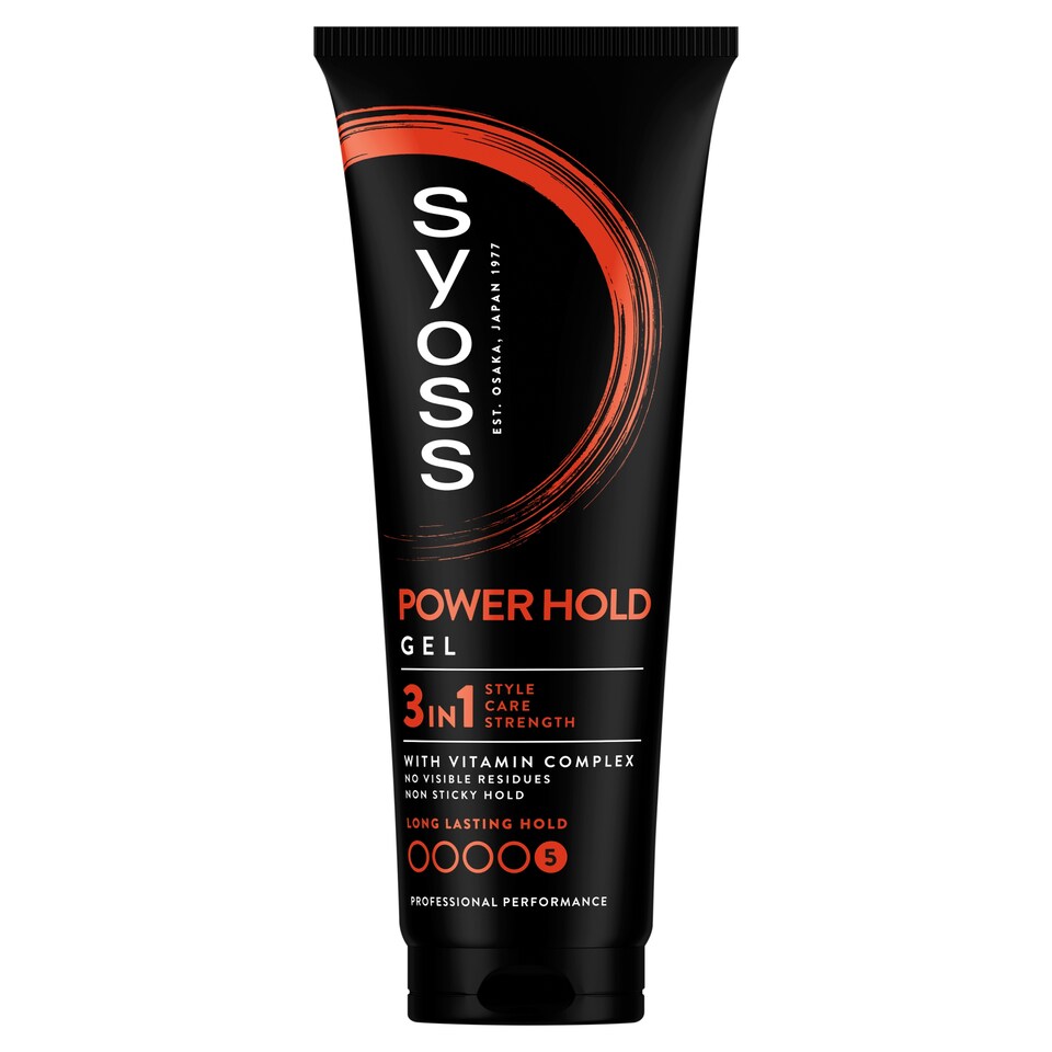 Obrázek 1 pro produkt Syoss Power Hold 3v1 stylingový gel na vlasy 250ml