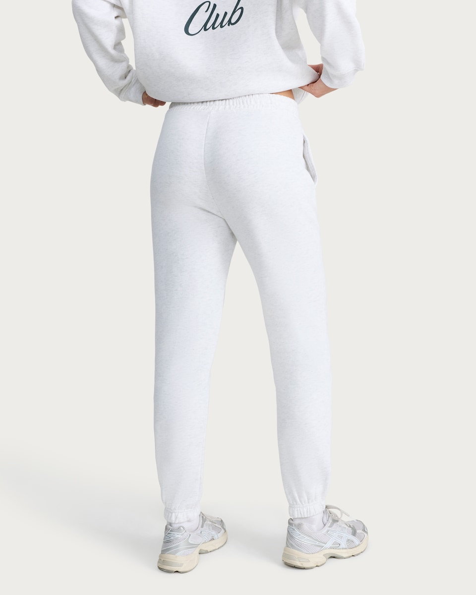 image 1 of F&F Active AFTERCLASS Slogan Cuffed Joggers in Grey