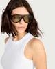 image 2 of F&F Cotton Rich Ribbed Racerback Vest in White