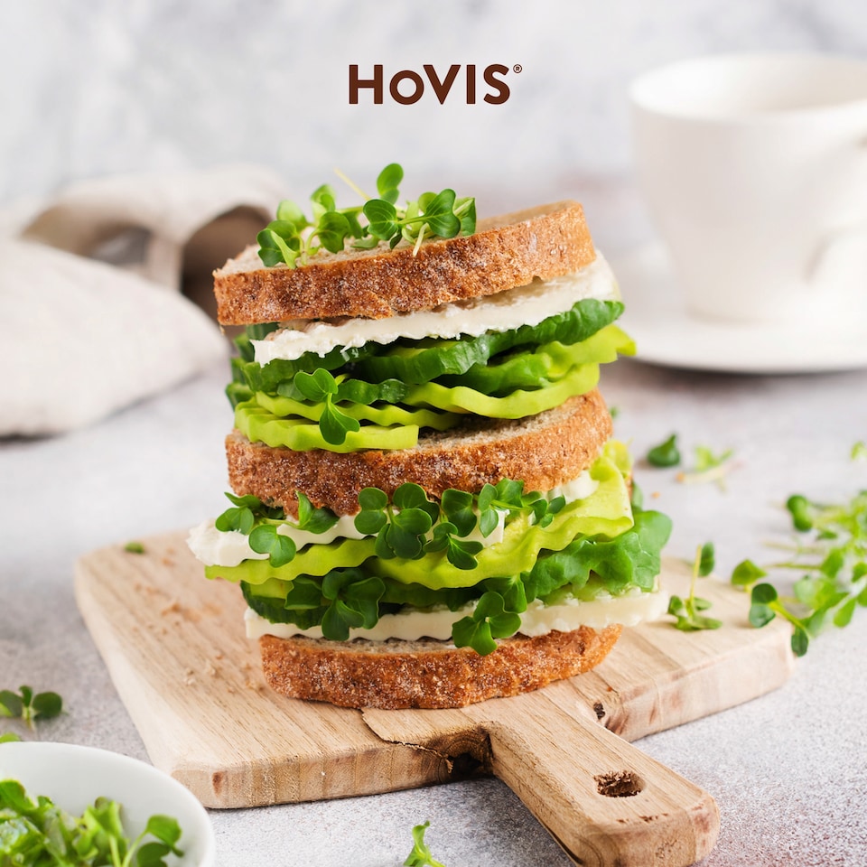 image 1 of Hovis Farmhouse Batch Wholemeal Bread with Oats 800g