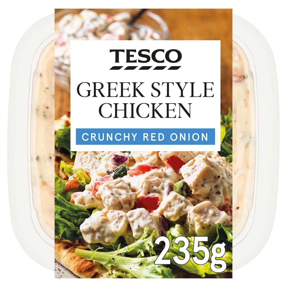 Tesco Greek Style Chicken Sandwich Filler 235g