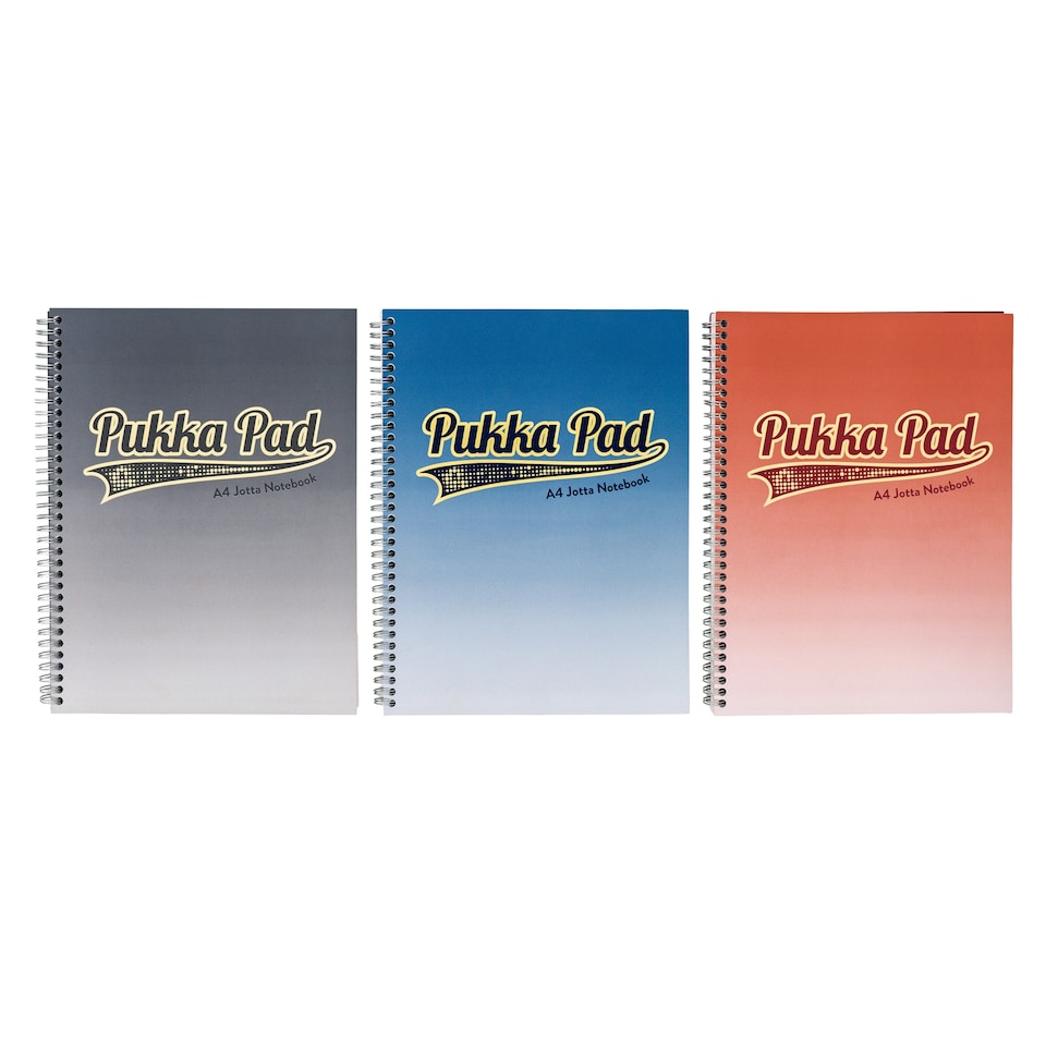 Pukka Stationery Pad Ombre A4 Jotta Notebook 80 Sheets - Assorted