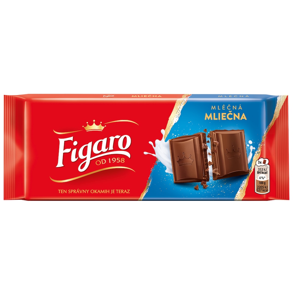 Figaro čokoláda mliečna 80 g