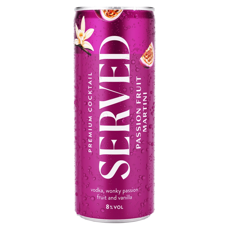SERVED Passion Fruit Martini 8% ABV 250ml