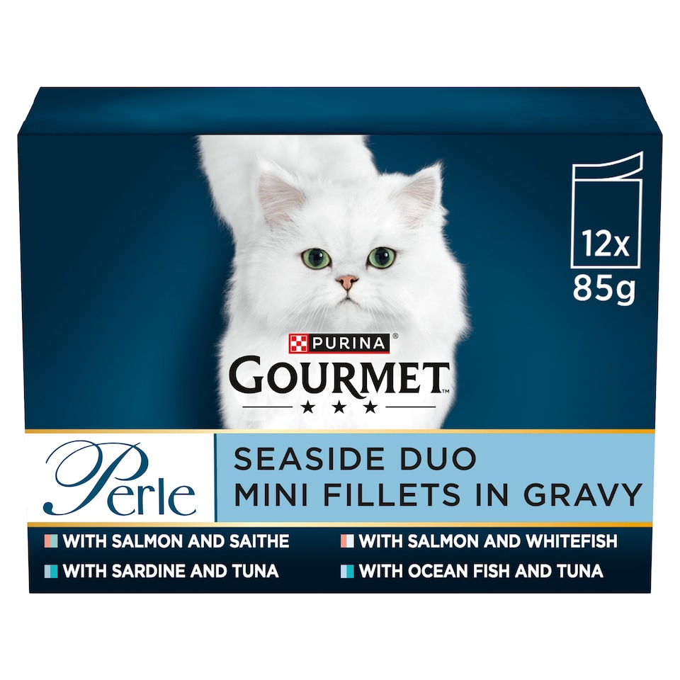 Gourmet Perle Cat Food Seaside Duo 12X85g