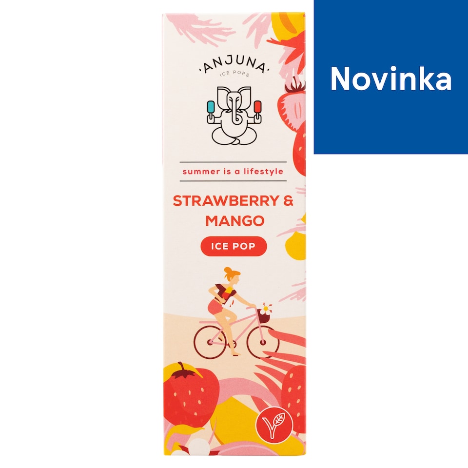 Anjuna Jahodovo-mangová ovocná zmrzlina 84 ml