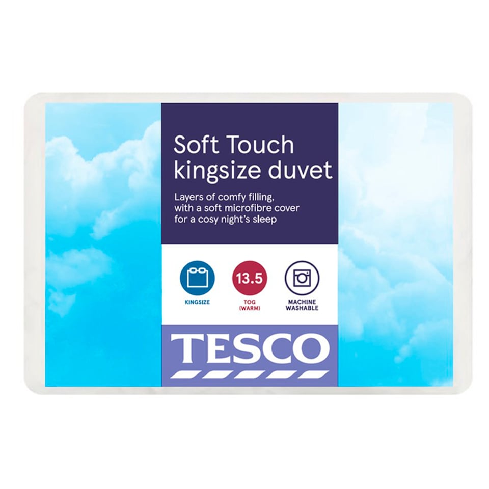 Tesco Soft Touch 13.5 Tog Duvet King