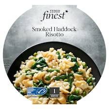 Tesco Finest Smoked Haddock Risotto 395G