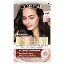 L'Oreal Paris Excellence Universal Nudes 3U Dark Brown Permanent Hair Dye