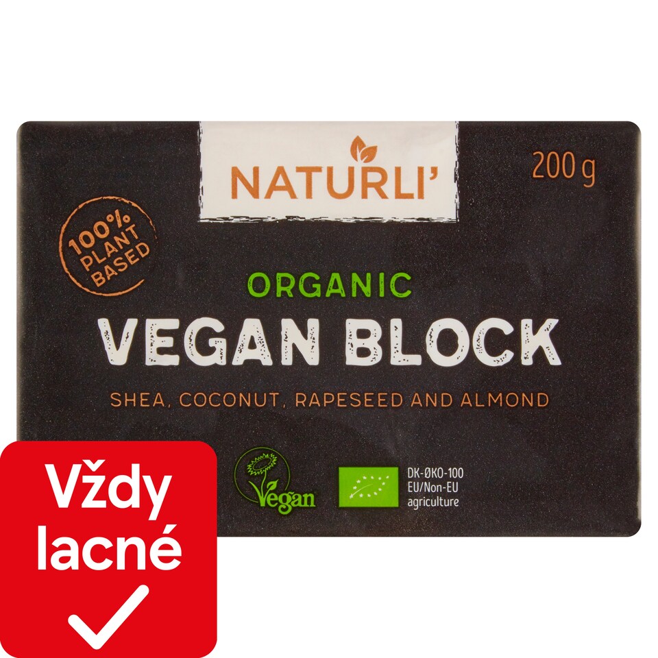 Naturli' Bio Vegan blok 75% 200 g