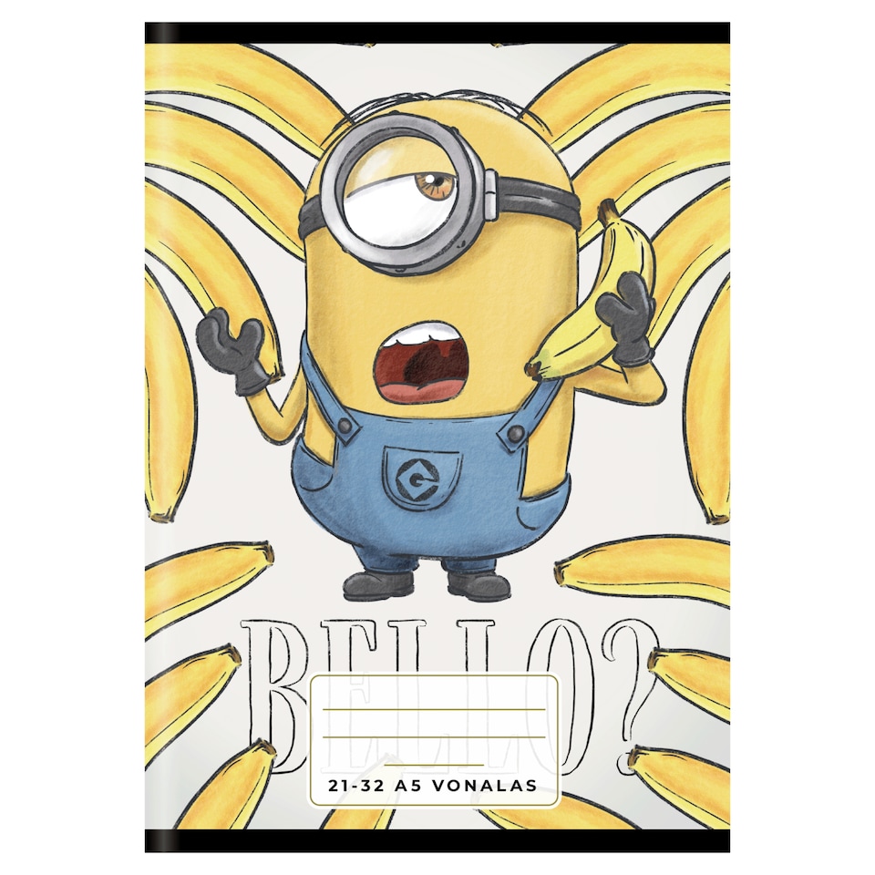 Minions školní sešit A5 544 linkovaný