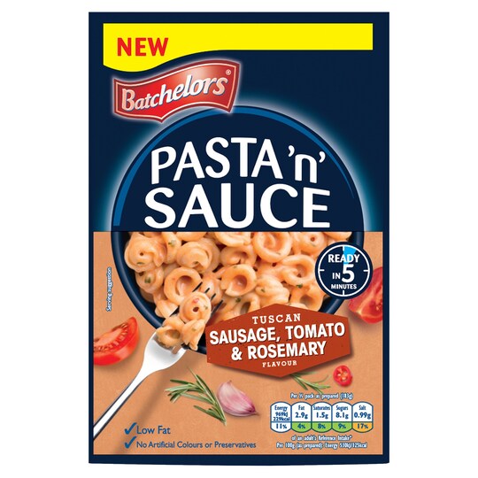 Batchelors Pasta N Sauce Sausage Tomato And Rosemary 110G Tesco Groceries